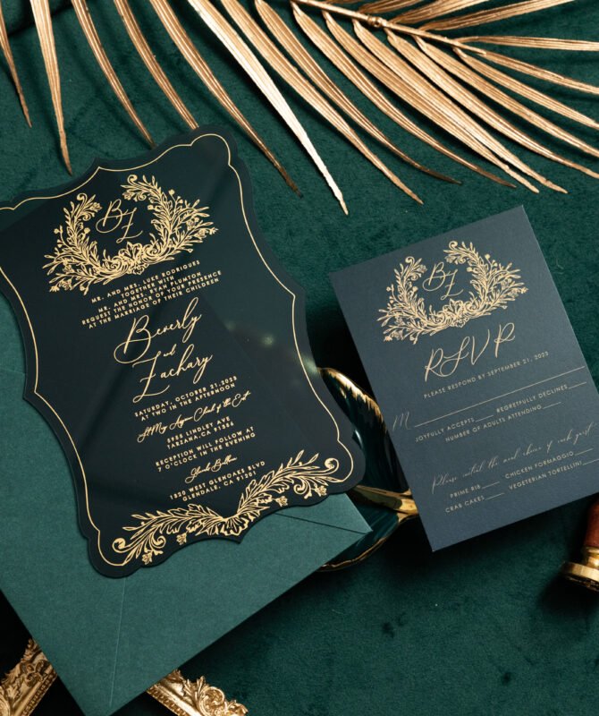 Beverly Acrylic Invitations