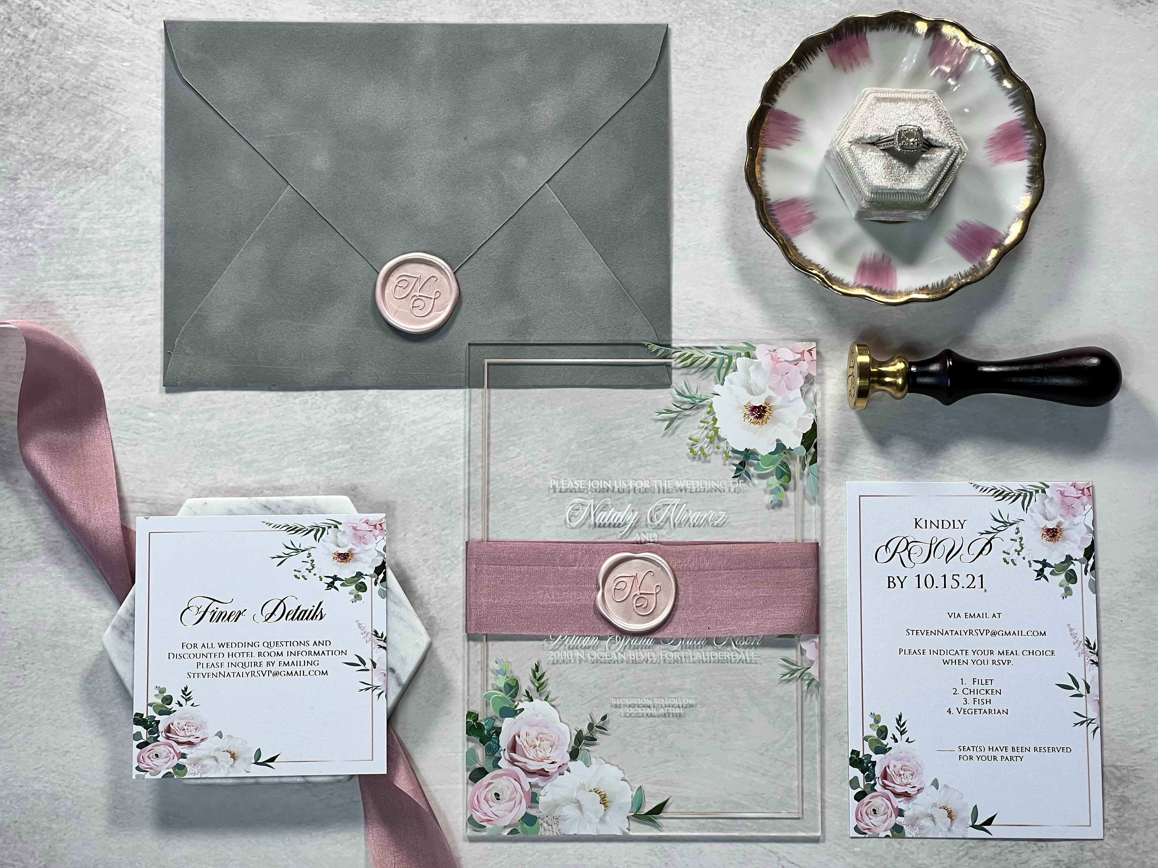 Nataly Acrylic Invitations