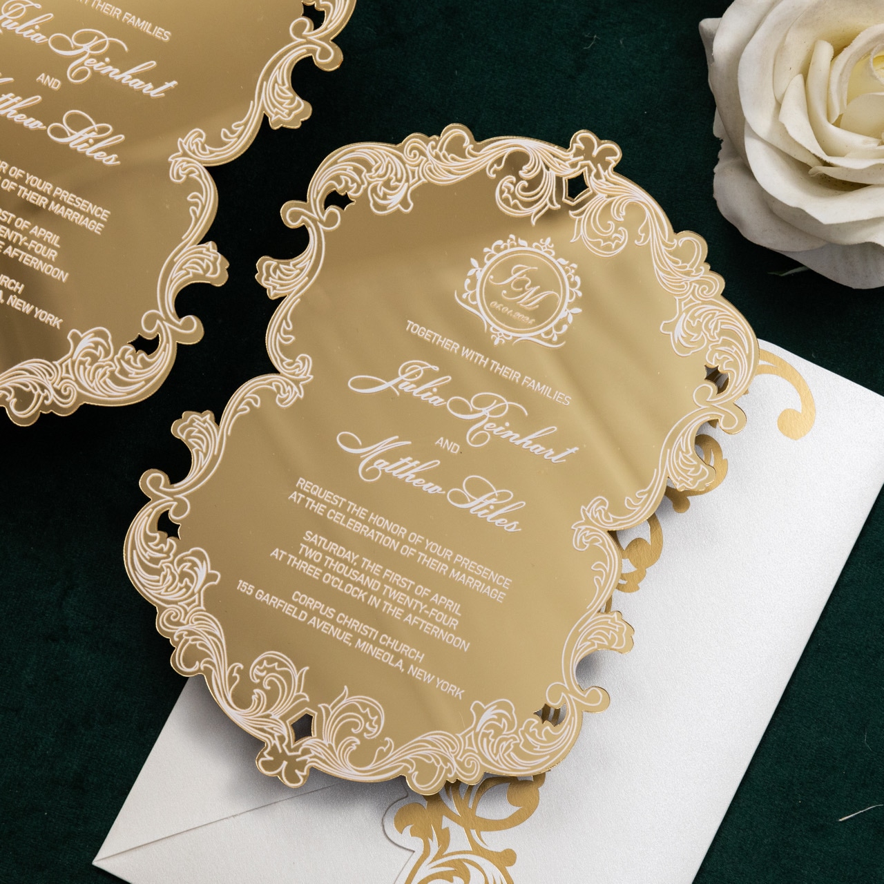 Julia Acrylic Invitations