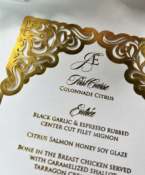 Jessica lasercut Menus - Image 3
